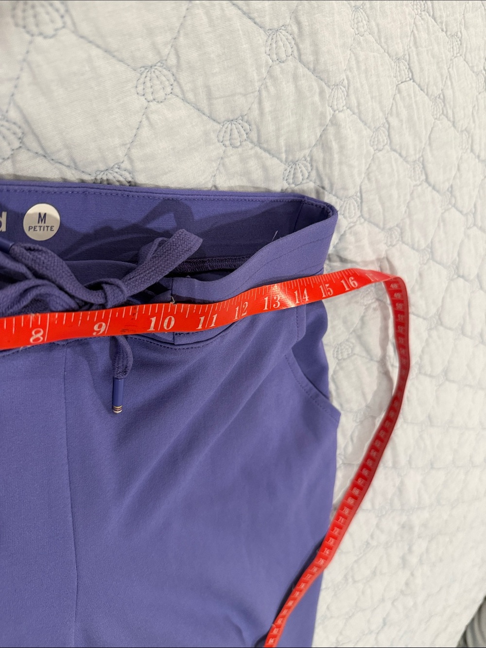 Betabrand Purple Women’s Capris. Beautiful condition!  Size MP - Picture 4 of 6
